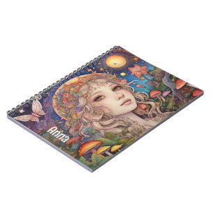 Carnet Mystical Imaginaire Girl - Custom Magic