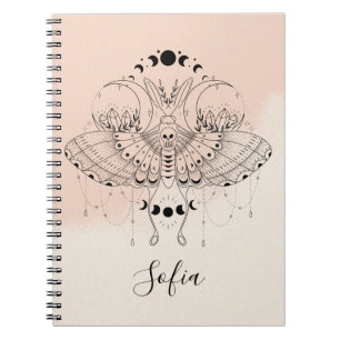 Carnet mystique papillon céleste