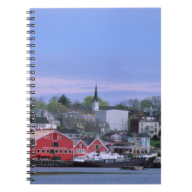 Carnet N.A. Canada, Nouvelle-Écosse. Une vue sur Lunenbur (Devant)