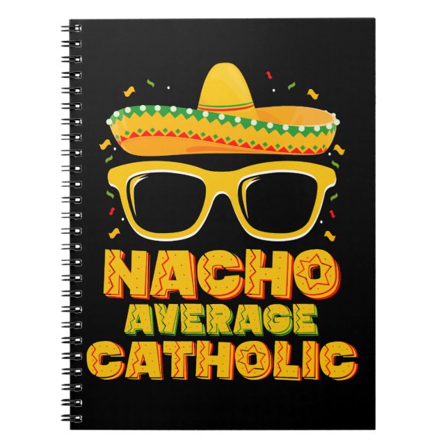 Carnet Nacho Moyenne Église Catholique Cinco De Mayo (Devant)