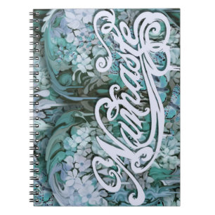 Carnet Namaste dans le bleu