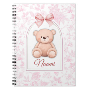 Carnet Naomi Conception personnalisée d'ours en peluche