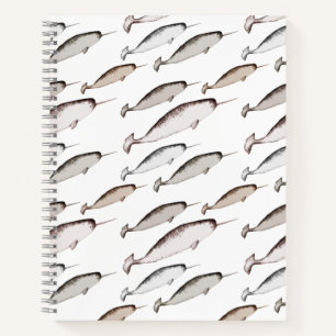 Carnet Narwhal Swim - Narwhal Motif Whale Lover Cadeau