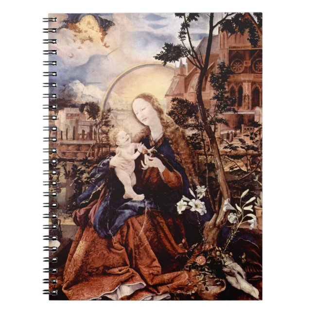 CARNET NATIVITÉ AVEC DES LILLES BLANCHES - MAGIE DE NOËL (Devant)