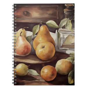 Carnet Nature morte de fruits uniquement