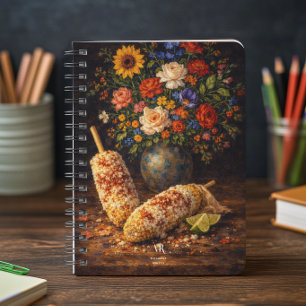 Carnet Nature morte Floral Elote Monogramme