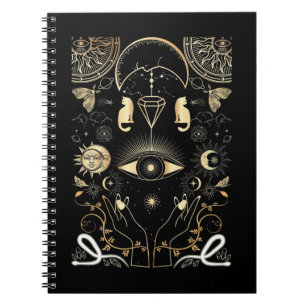 Carnet Nature Spirituelle Lune Astrologie Soleil Étoiles 