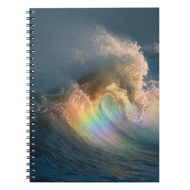 Carnet naturel Rainbow Ocean Wave (Devant)