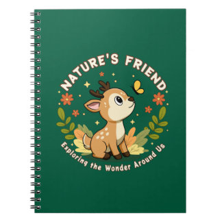 Carnet Nature's Friend Cute Fawn Woodland Animal