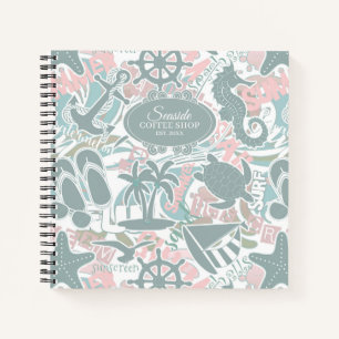 Carnet Nautical Beach Collage