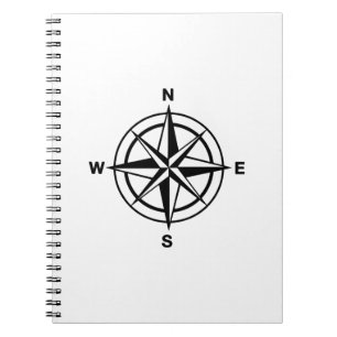 Carnet Nautical Compass Rose
