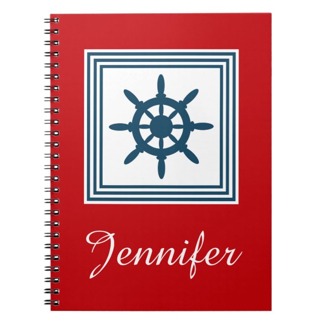 Carnet Nautical themed design (Devant)