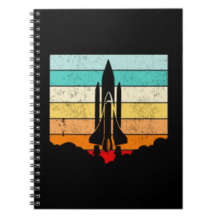 Carnet Navire spatial vintage /Espace/Espace