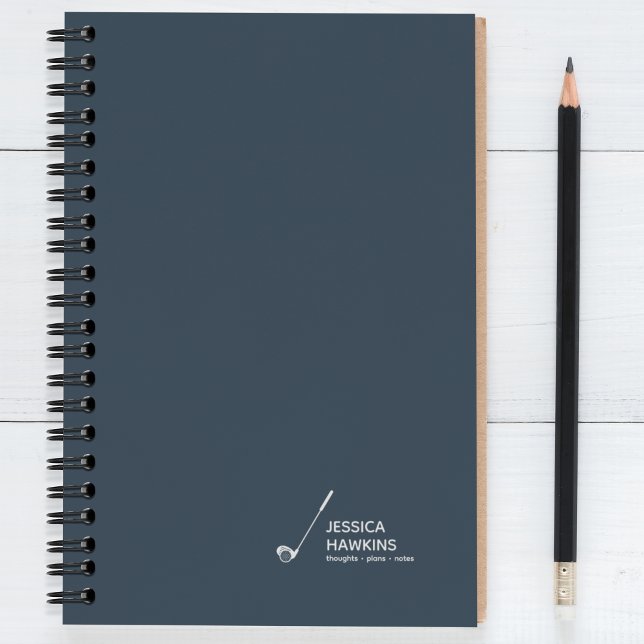 Carnet Navy Blue Golf Club personnel (Créateur téléchargé)