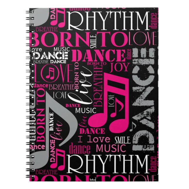 Carnet Né à Dance Pink ID277 (Devant)
