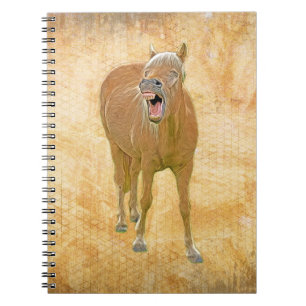 Carnet Ne cesse de rire ! Drôle peinture de cheval