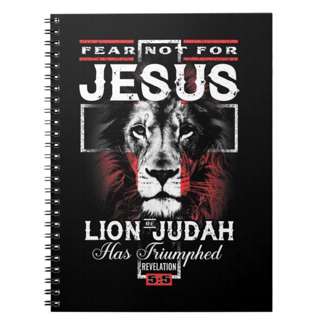 Carnet Ne Craindre Pas Pour Jésus Le Lion De Juda A Triom (Devant)