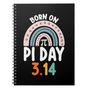 Carnet Né le jour de Pi Anniversaire Math Drôle