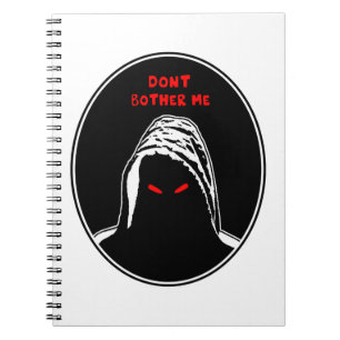Carnet Ne me dérange pas illustration de concept de moi