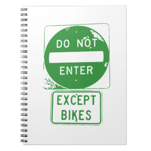 Carnet Ne pas entrer sauf les vélos