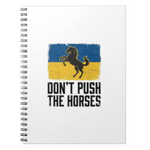 Carnet Ne Pousse Pas Le Cheval Cheval Vintage