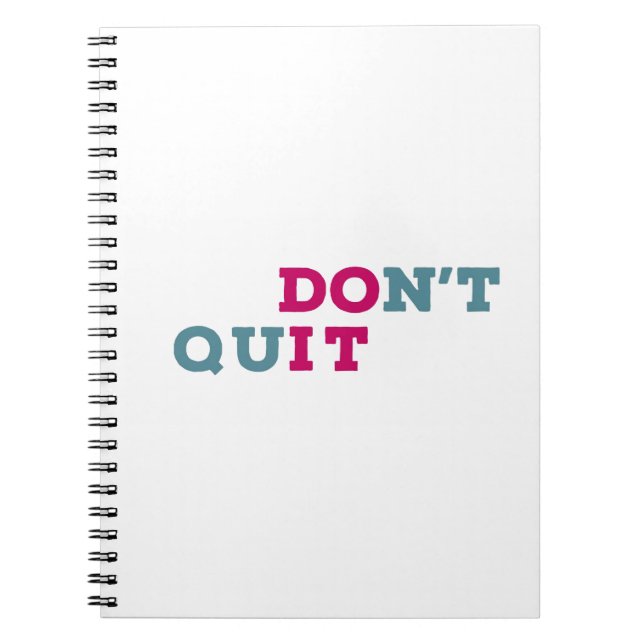 Carnet Ne quittez pas l'inspiration (Devant)