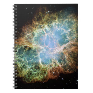 Carnet Nébuleuse de crabe turquoise