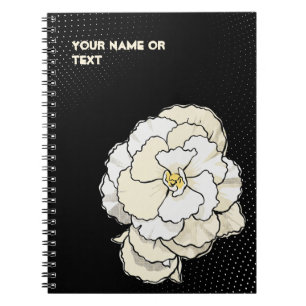 Carnet Neige botanique : Le Begonia blanc sans fin Pop Ar