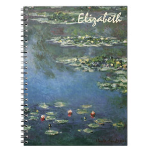 Carnet Nénuphars de Claude Monet, Fleurs Vintages
