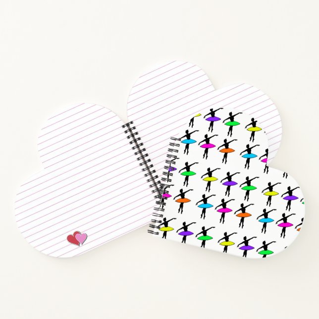 Carnet Neon Ballerina Ballet Tutu Danser Enseignant Point (Intérieur)