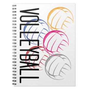 Carnet Neon Volleyballs