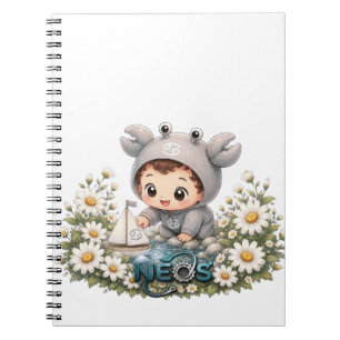 Carnet Neos Kawaii Zodiaque Cancer