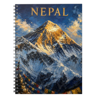 Carnet Népal : Lever de soleil doré sur le mont Everest S
