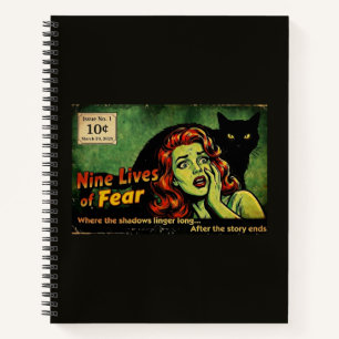Carnet Neuf Vies de Peur – Numéro n° 1 Retro Horror Post