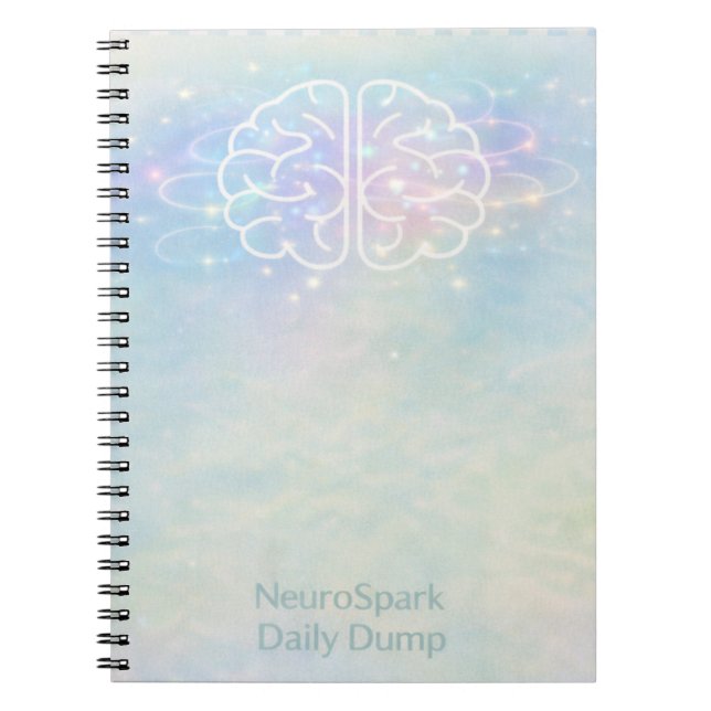 Carnet Neurodiversity NeuroSpark Daily Dump Pastel Design (Devant)