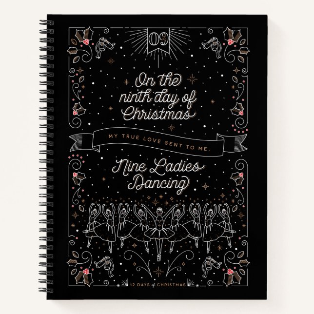 Carnet Neuvième jour de Noël Sketchbook Blank (Devant)