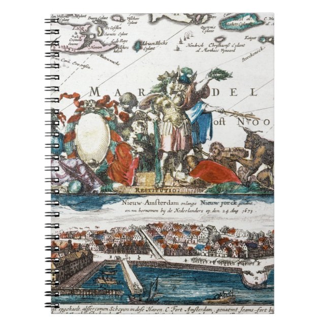 CARNET NEW AMSTERDAM, 1673 (Devant)