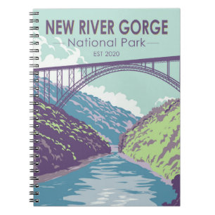 Carnet New River Gorge National Park West Virginia Bridge