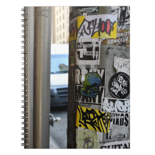 Carnet New York City Gritty Urban Street Art Photographie