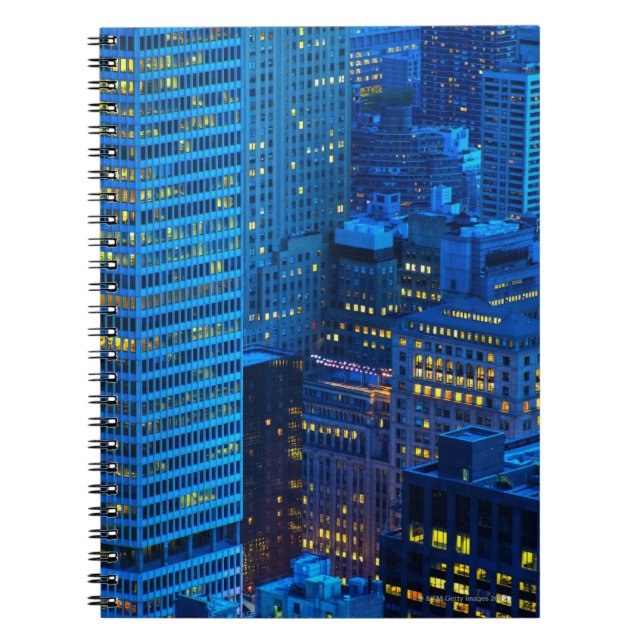Carnet New York City Skyline au coucher du soleil (Devant)