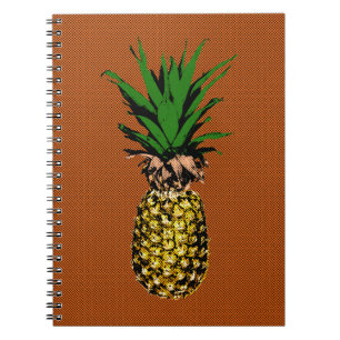 Carnet Newsprint ananas