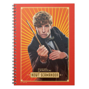 Carnet Newt Scamander Character Graphic
