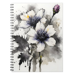 Carnet Nigella - Fleurs aquarelles