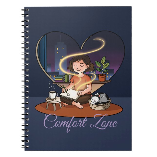 Carnet Night Creator Cozy Heart Window Art (Devant)