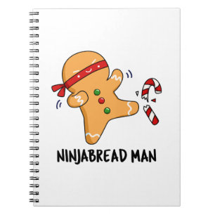 Carnet Ninjabread Man Funny Gingerbread Pun