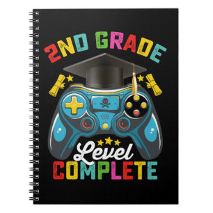 Carnet Niveau 2e année diplômé jeu vidéo joueur