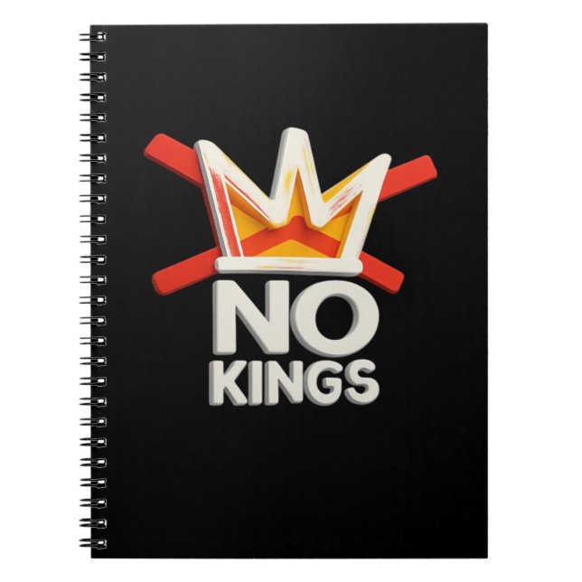 Carnet No Kings Anti Minimal Clean Design (Devant)
