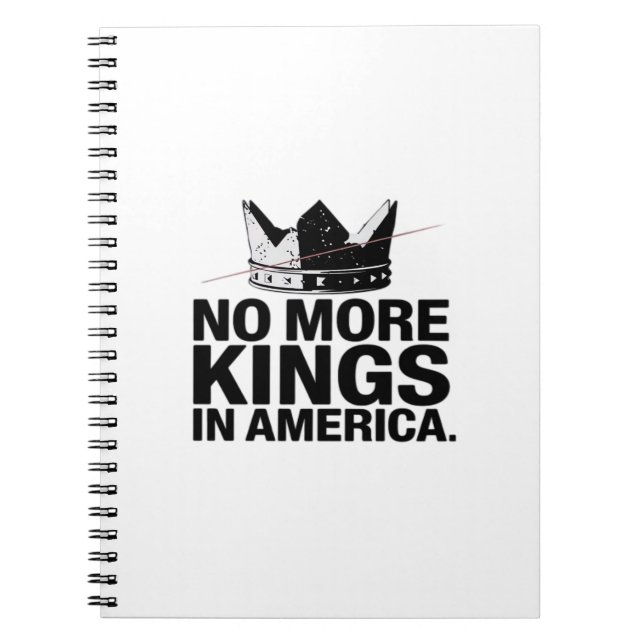 Carnet No More Kings In America (Devant)