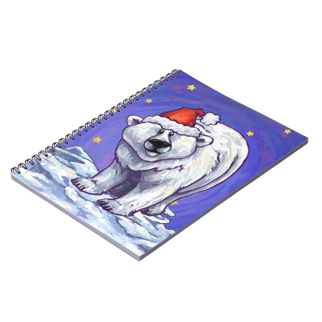 Carnet Noël à l'ours polaire (Côté gauche)