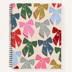 Carnet Noël Bows Coquette